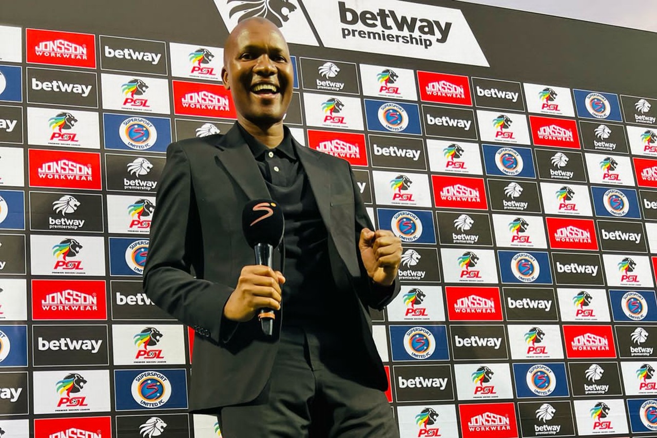 Phuti Matsi at a professional football event